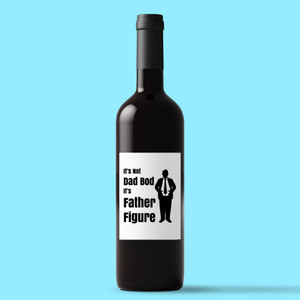 Father Figure - Novelty Wine/Beer Labels - Slightly Disturbed - Image 1 of 1