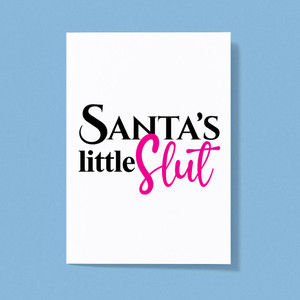 Santa's Little - Rude Greeting Cards - Slightly Disturbed - Image 1 of 2