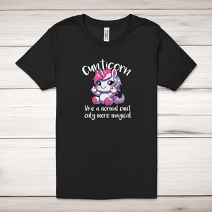 Cunticorn - Rude Adult T-Shirts - Slightly Disturbed - Image 1 of 12