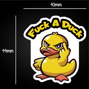Fuck A Duck - Rude Sticker Packs - Slightly Disturbed - Image 1 of 1
