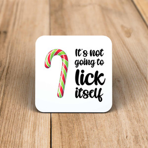 Christmas Not Going To Suck-Lick Itself - Rude Coaster - Slightly Disturbed - Image 1 of 2