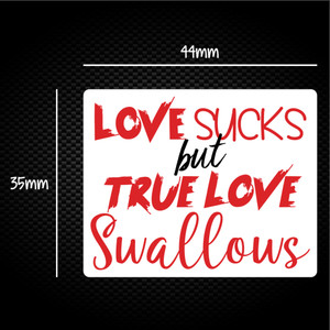 Love Sucks - Rude Sticker Packs - Slightly Disturbed - Image 1 of 1