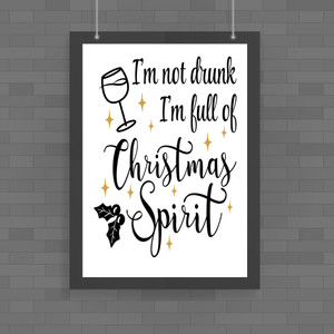 Christmas Spirit - Novelty Posters - Slightly Disturbed - Image 1 of 1