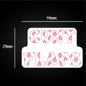 Cunt Flaps - Rude Sticker Packs - Slightly Disturbed - Image 1 of 1