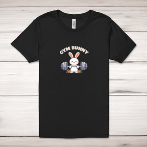 Gym Bunny - Novelty Adult T-Shirts - Slightly Disturbed - Image 1 of 12