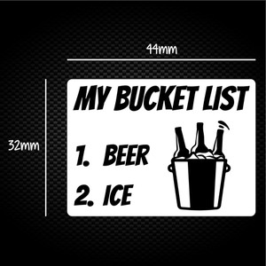 Bucket List - Novelty Sticker Packs - Slightly Disturbed - Image 1 of 1