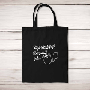 No Job Is finished - Rude Tote Bags - Slightly Disturbed - Image 1 of 5