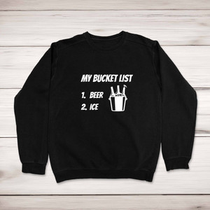 Bucket List - Novelty Sweatshirts - Slightly Disturbed - Image 1 of 2