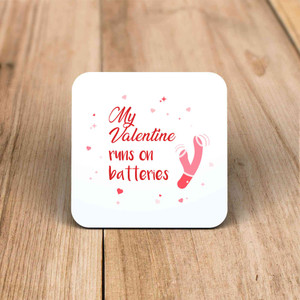 Runs On Batteries Coaster - One - 1