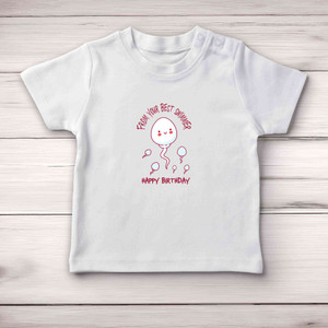 Best Swimmer Baby T-Shirt - White - 1
