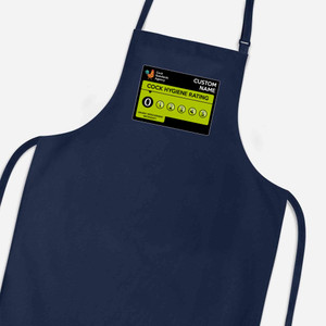 Cock Hygiene Apron - Navy Blue - 1
