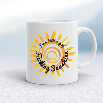 I'm A Little Ray Of Fucking Sunshine - Rude Mugs - Slightly Disturbed - Image 1 of 14