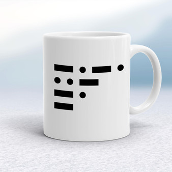 Morse Code Cunt - Rude Mugs - Slightly Disturbed - Image 1 of 18