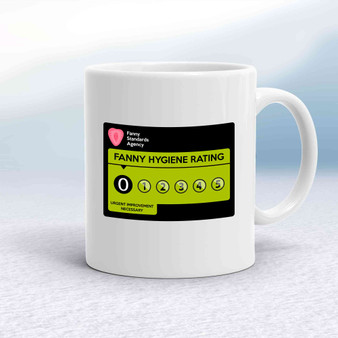Fanny Hygiene Mug - White - 1