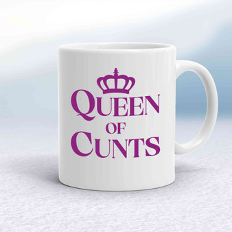 Queen Of Cunts Mug - White - 1