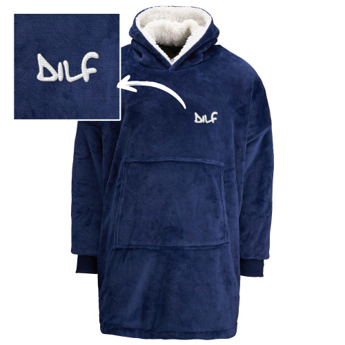 DILF - Rude Sherpa Hoodies - Slightly Disturbed - Image 4 of 4 DILF - Rude Sherpa Hoodies - Slightly Disturbed - Image 4 of 4