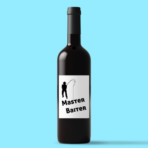 Master Baiter - Rude Wine/Beer Labels - Slightly Disturbed - Image 1 of 1
