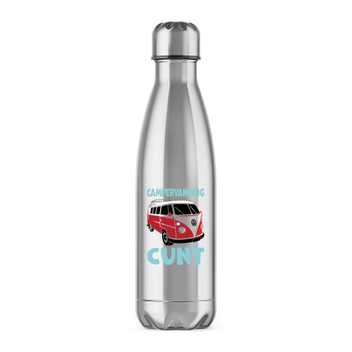 Campervanning Cunt - Rude Water Bottles - Slightly Disturbed - Image 1 of 6