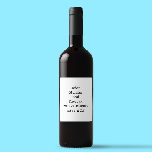 Calendar Says WTF - Rude Wine/Beer Labels - Slightly Disturbed - Image 1 of 1