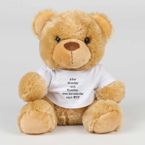 Calendar Says WTF - Rude Swear Bear - Slightly Disturbed - Image 1 of 2