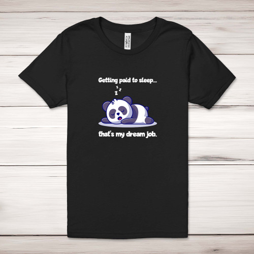 Paid To Sleep - Novelty Adult T-Shirts - Slightly Disturbed - Image 1 of 12