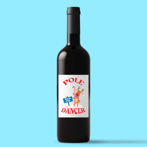 North Pole Dancer - Rude Wine/Beer Labels - Slightly Disturbed - Image 1 of 1