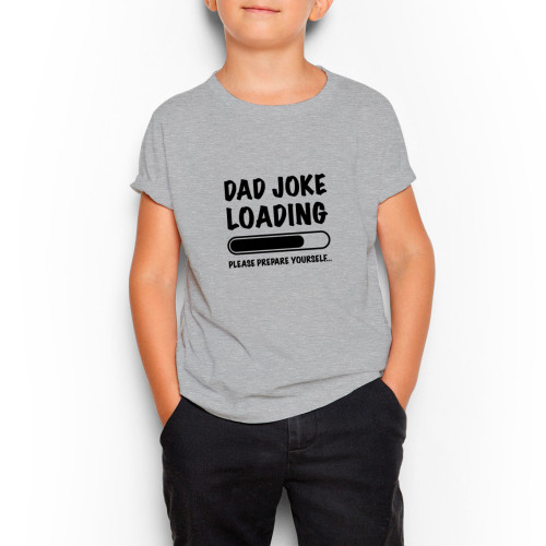 Dad Joke Loading - Novelty Kids T-Shirts - Slightly Disturbed - Image 1 of 3
