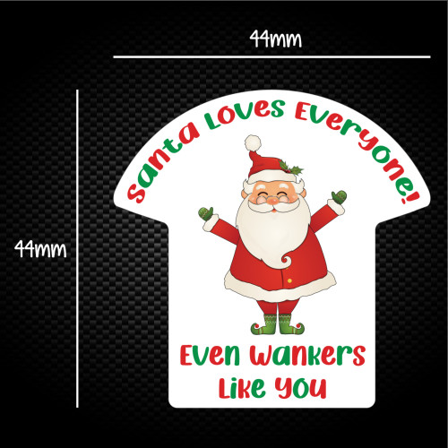 Santa Loves Everyone - Rude Sticker Packs - Slightly Disturbed - Image 1 of 2