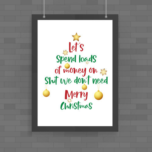 Money On Shit - Rude Posters - Slightly Disturbed - Image 1 of 1