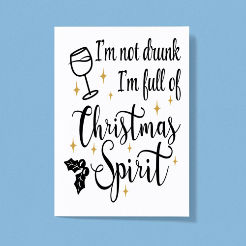 Christmas Spirit - Novelty Greeting Cards - Slightly Disturbed - Image 1 of 1
