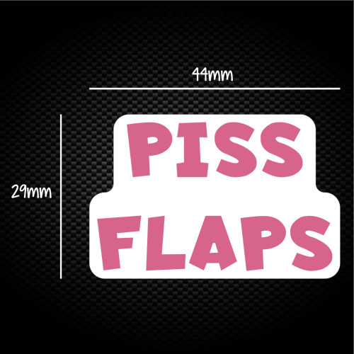 Piss Flaps - Rude Sticker Packs - Slightly Disturbed - Image 1 of 1