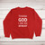 Thank God I'm An Atheist - Rude Sweatshirts - Slightly Disturbed - Image 2 of 2