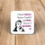 Coffee Because I Need It, Wine Because I Deserve It - Novelty Coaster - Slightly Disturbed - Image 1 of 1