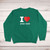 I Love Your Sweatshirt - Green - Cock
