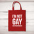 Not Gay But My Girlfriend Is - Rude Tote Bags - Slightly Disturbed - Image 2 of 5