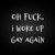 Woke Up Gay Again - Rude Vinyl Stickers - Slightly Disturbed - Image 1 of 2