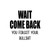 Wait Come Back - Rude Vinyl Stickers - Slightly Disturbed - Image 2 of 2