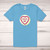 Suck-Lick Me Love Heart Sweet Adult T-Shirt - Ocean Blue - 12