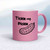 Tickle My Pickle Mug - Pink Glitter/White - 14