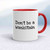 Don't Be A Wankstain Mug - White/Red - 5