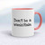 Don't Be A Wankstain Mug - White/Pink - 6