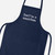 Don't Be A Wankstain Apron - Navy Blue - 1
