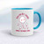 Best Swimmer Mug - White/Light Blue - 8