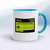 Cock Hygiene Mug - White/Light Blue - 7