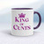 King Of Cunts Mug - White/Purple - 8
