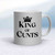 King Of Cunts Mug - Silver Glitter/White - 14