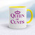 Queen Of Cunts Mug - White/Yellow - 10