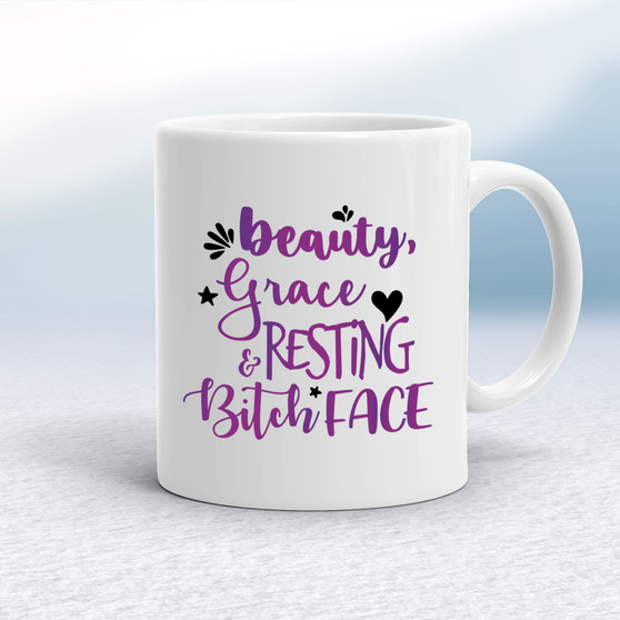 Beauty and Grace - Rude Mugs - Slightly Disturbed - Image 1 of 16