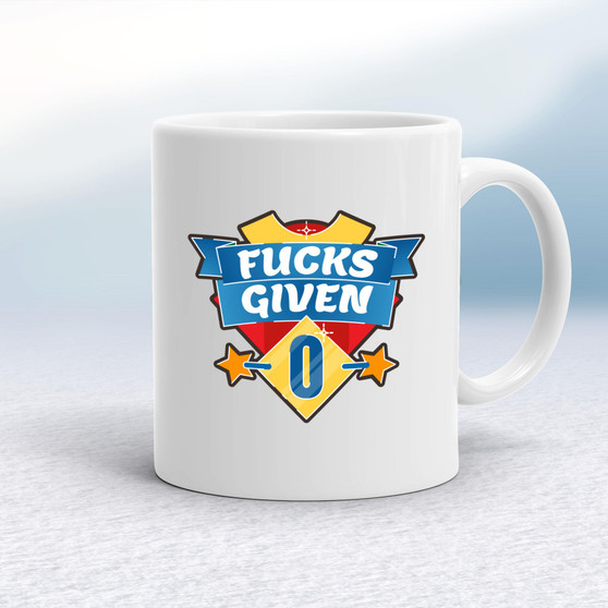 Fucks Given - Rude Mugs - Slightly Disturbed - Image 1 of 20