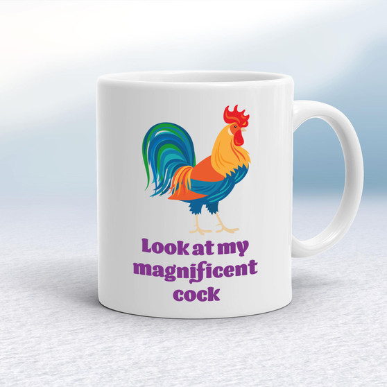 Magnificent Cock - Rude Mugs - Slightly Disturbed - Image 1 of 14